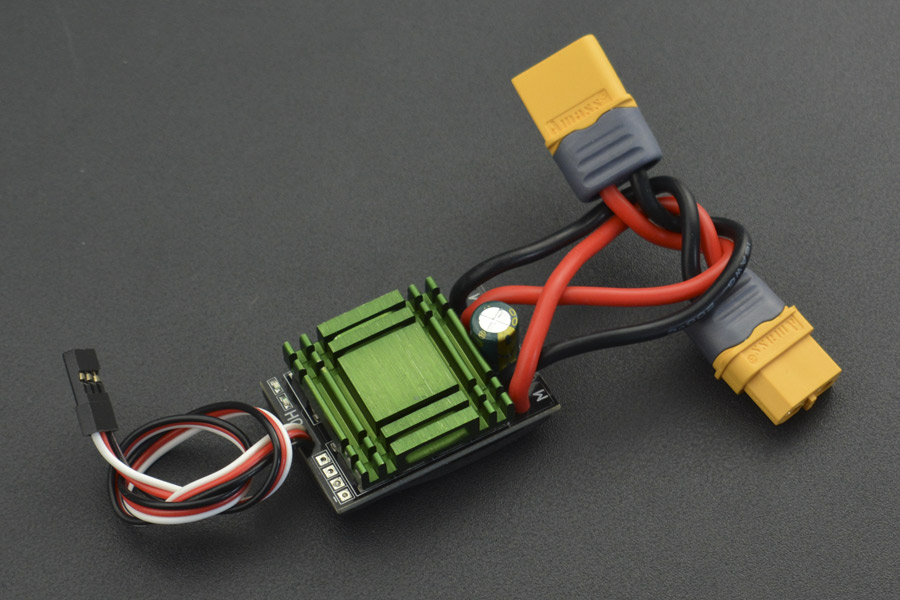 20A Bidirectional Brushed ESC (Electronic Speed Controller) without